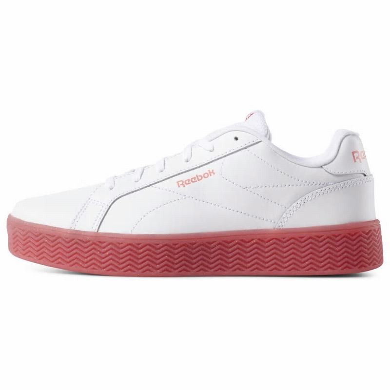 Tenisi Reebok Royal Complete Pfm Dama Albi/Roz Deschis Romania RP8959AD